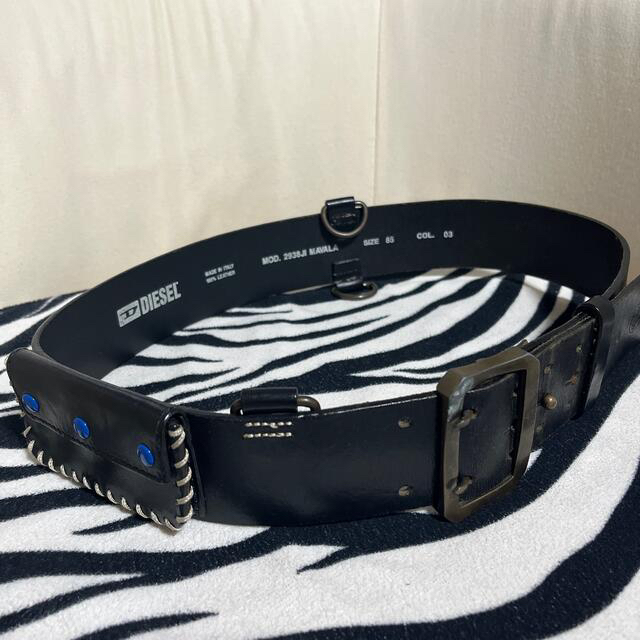DIESEL - ディーゼル 革ベルト 黒 ROCK の通販 by Hi-Fi-Styling DIESEL - ディーゼル 革ベルト 黒 ROCK の通販 by Hi-Fi-Styling