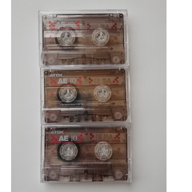 TDK(ティーディーケイ)のTDK カセットテープ AE10 ３本組 スマホ/家電/カメラのオーディオ機器(その他)の商品写真