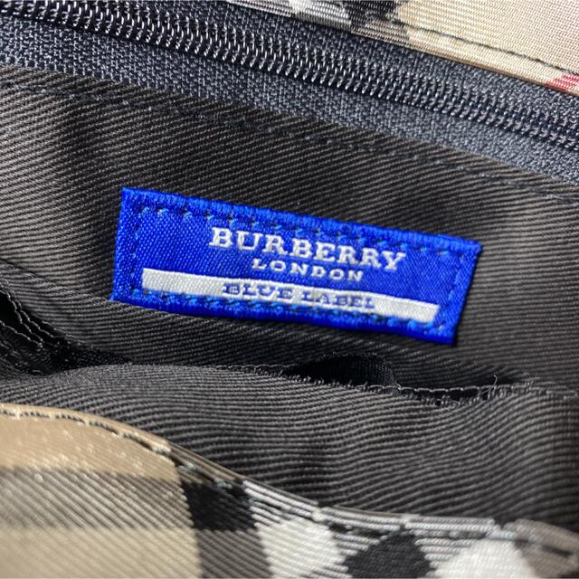 BURBERRY BLUE LABEL(バーバリーブルーレーベル)のBurberry バーバリーブルーレーベル　ノバチェック　デニムトート　大容量 レディースのバッグ(トートバッグ)の商品写真