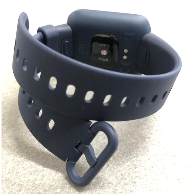 【新古品／美品】スマートウォッチ Mi Watch Lite ブルー 着信通知  メンズの時計(腕時計(デジタル))の商品写真