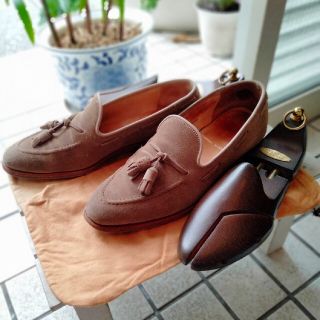 クロケットアンドジョーンズ(Crockett&Jones)のバーニーズニューヨークシューツリー.保存袋付 美品 クロケット＆ジョーンズ 7(ドレス/ビジネス)