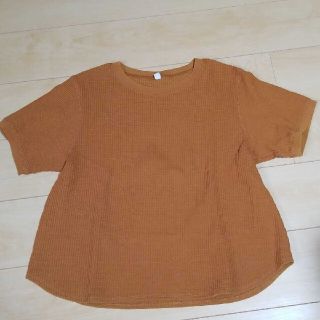 ユニクロ(UNIQLO)のユニクロ　トップス　ワッフル　Tシャツ(Tシャツ(半袖/袖なし))