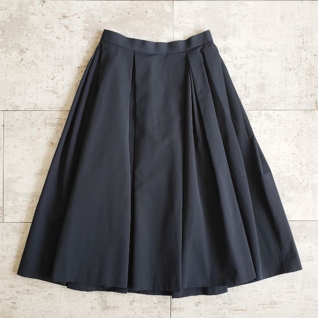 断捨離中の為出品致します★専用ページ★エンフォルド FLARE DRAPE SKIRT ネイビー 36