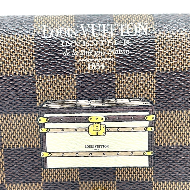 LOUIS VUITTON(ルイヴィトン)のルイヴィトン LOUIS VUITTON ポルトフォイユ サラ N63179 ダミエ 2つ折り財布 長財布 ダミエキャンバス エベヌ ブラウン レディースのファッション小物(財布)の商品写真