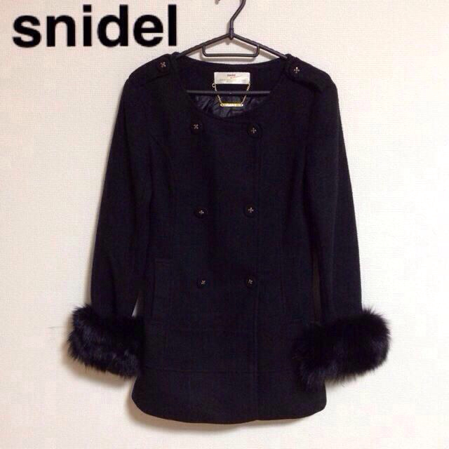 SNIDEL - snidel ノーカラーコート＊