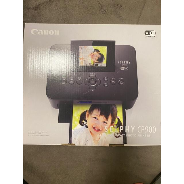 Canon(キヤノン)のCanon SELPHY コンパクトフォトプリンタ CP900(BK) スマホ/家電/カメラのPC/タブレット(PC周辺機器)の商品写真