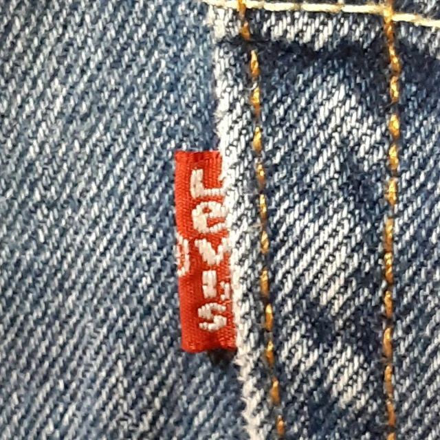 殿堂 【657】リーバイス550 ビッグバギーデニムパンツ 大きい色落ち