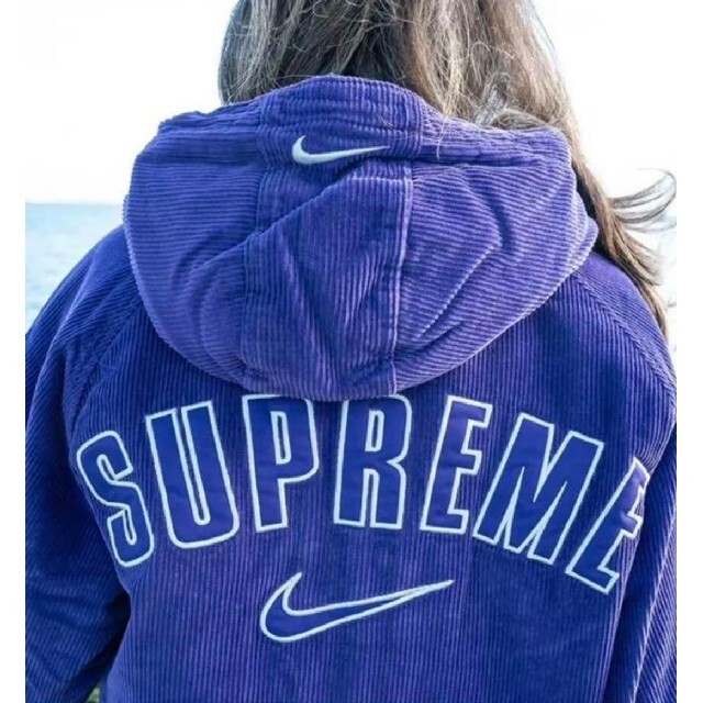 Supreme×Nike Arc Corduroy Hooded Jacket