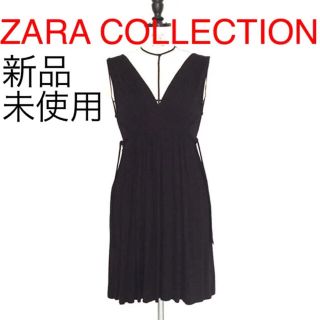 ザラ(ZARA)の【新品未使用】ZARA COLLECTION カットソーワンピース(ひざ丈ワンピース)