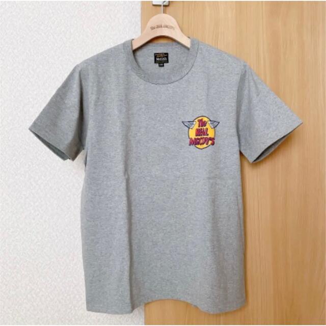 リアルマッコイズ   ロゴTシャツ　グレー　　L