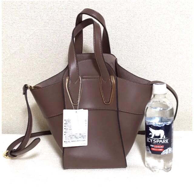 PROPORTION BODY DRESSING(プロポーションボディドレッシング)の【未使用品✧︎*】プロポ☆2Wayトラペーゼショルダーバッグ ブラウン レディースのバッグ(ハンドバッグ)の商品写真