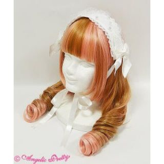 アンジェリックプリティー(Angelic Pretty)の新品未使用 Shadow Pearlヘッドドレス 白(ヘッドドレス/ドレス)