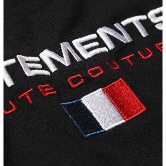 18SS VETEMENTS COUTURE LOGO TEE XS