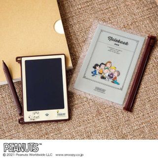 ピーナッツ(PEANUTS)の大人のおしゃれ手帖 付録 スヌーピー 持ち歩き用ケース付き！携帯電子メモパッド(その他)