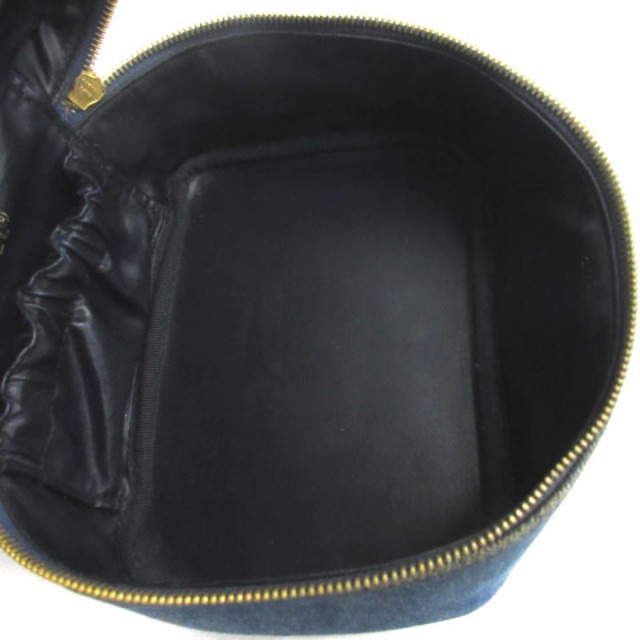 CHANEL(シャネル)のシャネル デニム バニティ バッグ 化粧 ポーチ ヴィンテージ ココマーク レディースのバッグ(その他)の商品写真