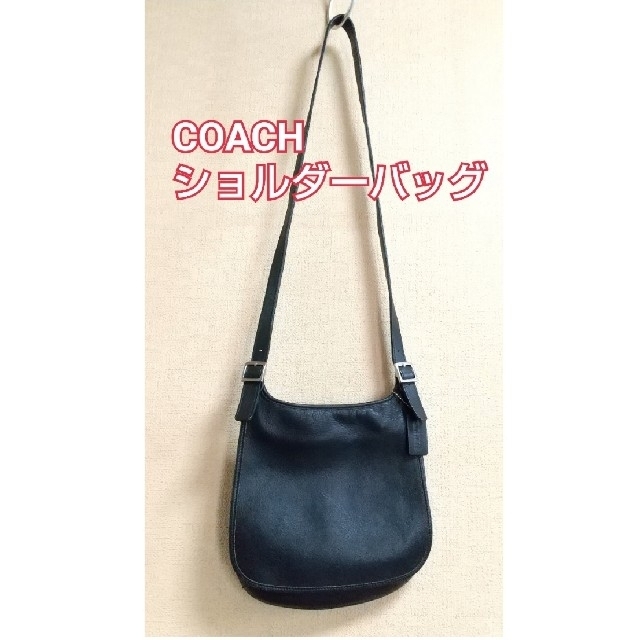 COACH(コーチ)のCOACH ショルダーバッグ レディース レザー ブラック コーチ レディースのバッグ(ショルダーバッグ)の商品写真