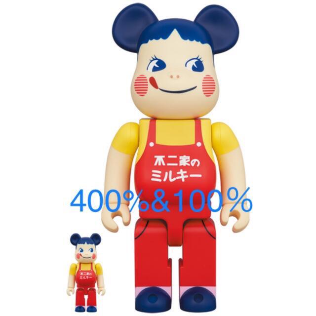 BE＠RBRICK ホーロー看板 ペコちゃん 100％ & 400 パーティを彩る