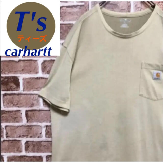 carhartt(カーハート)の希少 カーハート ビックサイズ ロゴタグ 半袖 Tシャツ ヴィンテージ メンズのトップス(Tシャツ/カットソー(半袖/袖なし))の商品写真