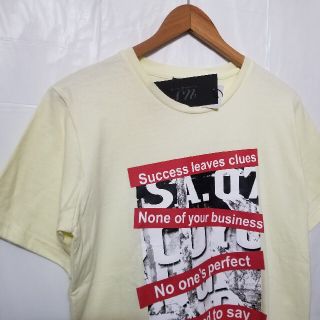 メンズビギ(MEN'S BIGI)のMEN’S BIGI　新品　Tシャツ  半袖  クリーム色　Mサイズ(Tシャツ/カットソー(半袖/袖なし))