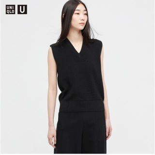 ユニクロ(UNIQLO)のVネックベスト(ベスト/ジレ)