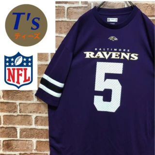 入手困難 NFL 希少 ビックサイズ レイブンズ ドライ 半袖 Tシャツ 新品(Tシャツ/カットソー(半袖/袖なし))