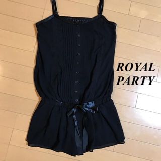 ロイヤルパーティー(ROYAL PARTY)のロイヤルパーティー レース リボン ロンパース コンビネゾン オールインワン(オールインワン)