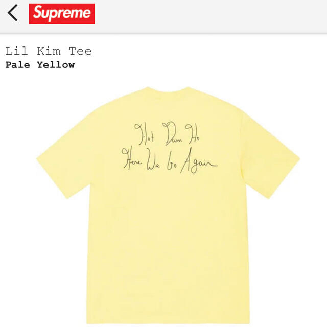 Supreme(シュプリーム)のSUPEME Lil Kim Tee  メンズのトップス(Tシャツ/カットソー(半袖/袖なし))の商品写真