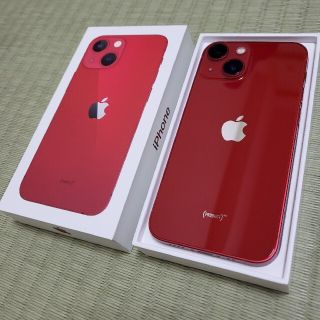 アイフォーン(iPhone)のiPhone13mini PRODUCTRED 256GB SIMフリー(スマートフォン本体)