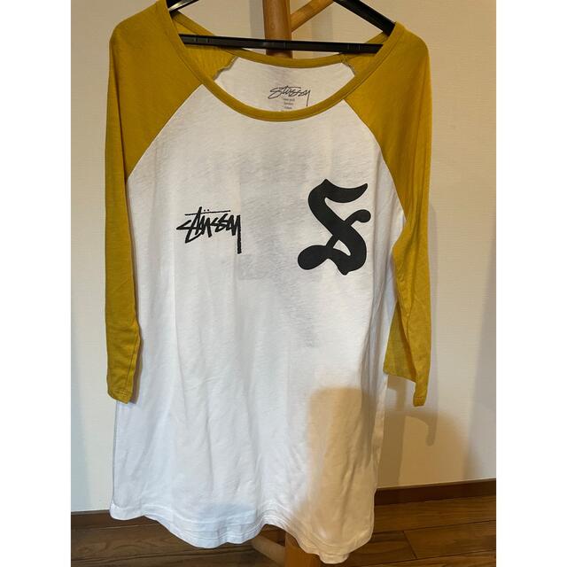 stussy ラグラン袖 七分丈シャツ