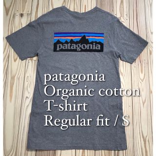 パタゴニア(patagonia)の【お値下げ】パタゴニア オーガニックコットン　ロゴT / レギュラーS(Tシャツ/カットソー(半袖/袖なし))