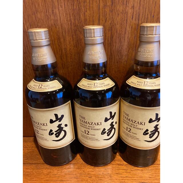 サントリー山崎　12年　3本セット食品/飲料/酒