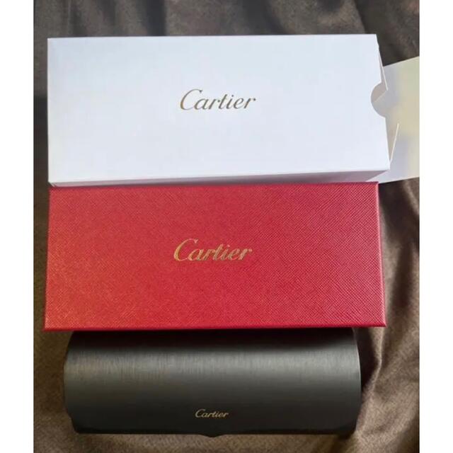 カルティエ　Cartier 男女兼用フランス製CT0227S  ブラック系