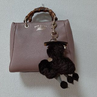 グッチ(Gucci)のGUCCI　🐩ルル-ファー&グッチョリキーリング&ホルダー&チャーム　未使用品(キーホルダー)