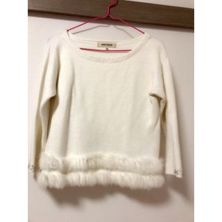 ミッシュマッシュ(MISCH MASCH)のゆなおんに様専用♡MISCH MASCH   ファー付トップス♡(カットソー(長袖/七分))