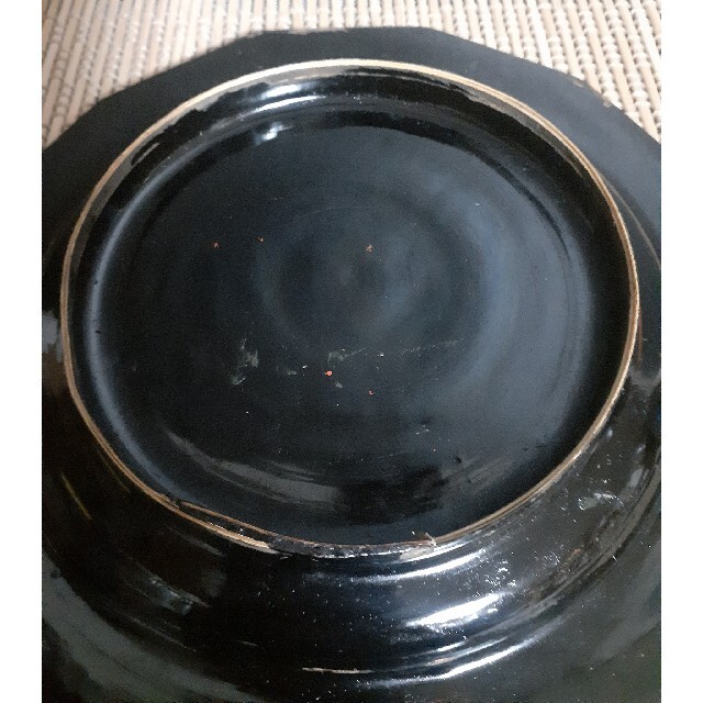 時代物 中国古美術 古玩 中国南方系 東南アジア系 伝世 蒟醬(きんま) 盆