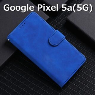 グーグルピクセル(Google Pixel)のGoogle Pixel5a5G ケース 手帳 ブルー(Androidケース)