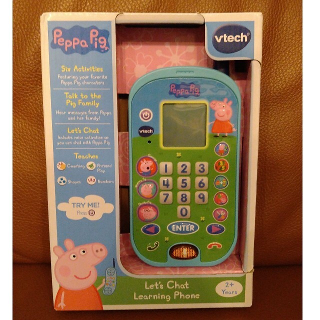 VTech ペッパピッグ レッツチャット学習電話 キッズ/ベビー/マタニティのおもちゃ(知育玩具)の商品写真