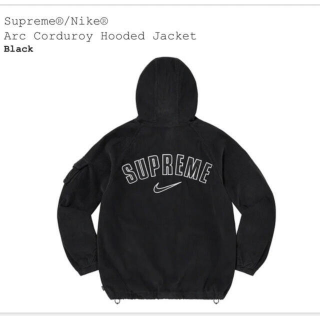 Supreme Nike Arc Corduroy Hooded Jacketメンズ