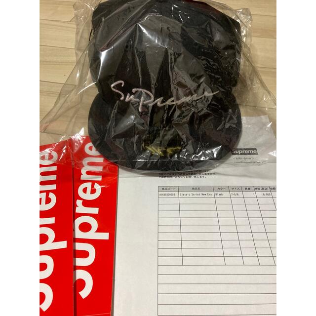 Supreme(シュプリーム)のsupreme Classic Script New Era メンズの帽子(キャップ)の商品写真