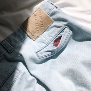 スライ(SLY)のSOPHIA TROUSER WIDE SHOWER BLEACH M(デニム/ジーンズ)