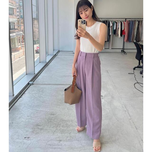 BASEMENT - 【新品未使用】センタープレスワイドパンツ BASEMENT - 【新品未使用】センタープレスワイドパンツ