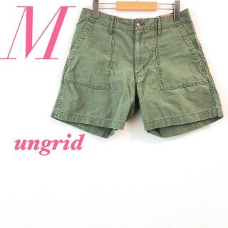 アングリッド(Ungrid)のUngrid　アングリッド　ショートパンツ　カーキ　夏　カジュアル　4ポケット(ショートパンツ)