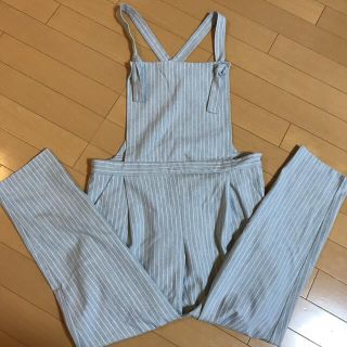 ザラ(ZARA)のZARA ザラ ストライプ オールインワン サロペット オーバーオール(サロペット/オーバーオール)