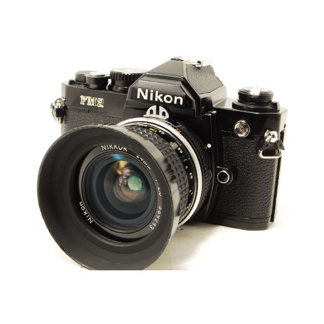 Nikon(ニコン)のニコン Nikon FM2 ブラック + Ai NIKKOR 24mm F2.8 スマホ/家電/カメラのカメラ(フィルムカメラ)の商品写真