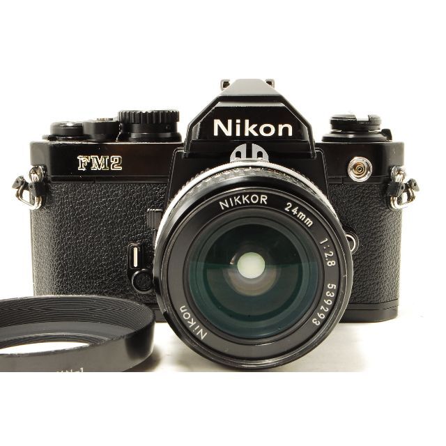 Nikon(ニコン)のニコン Nikon FM2 ブラック + Ai NIKKOR 24mm F2.8 スマホ/家電/カメラのカメラ(フィルムカメラ)の商品写真