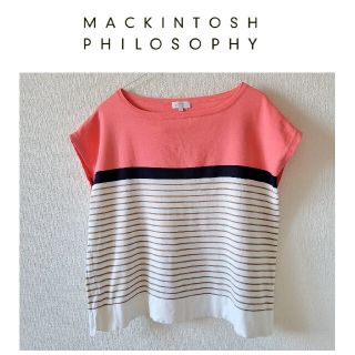 マッキントッシュフィロソフィー(MACKINTOSH PHILOSOPHY)のマッキントッシュフィロソフィー コットンサマーニットカットソー(カットソー(半袖/袖なし))