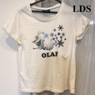 エルディーエス(LDS)のLDS エルディーエス ディズニーコラボ アナと雪の女王 オラフ Tシャツ(Tシャツ(半袖/袖なし))