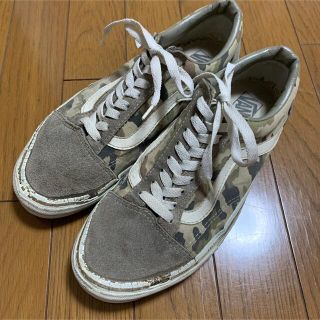 ヴァンズ(VANS)のvans usa製 バンズ OLD　SCHOOL　カモ柄　オールドスクール(スニーカー)