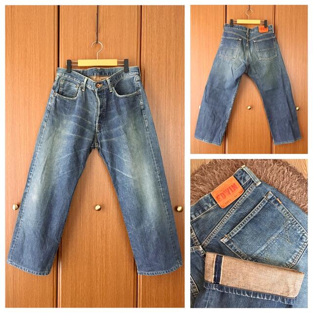 Levi's(リーバイス)の希少 90'sEDWIN 505X 赤耳セルビッジ ストレートデニムパンツ メンズのパンツ(デニム/ジーンズ)の商品写真