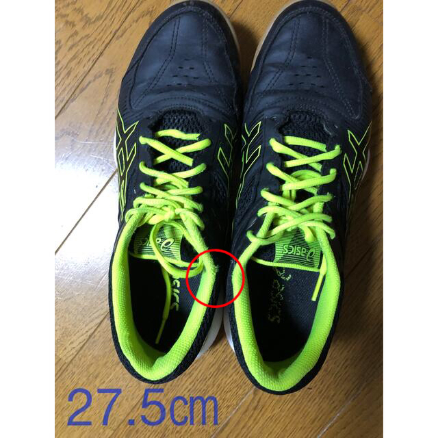 asics - アシックス バドミントン シューズ 27.5㎝の通販 by きのこ's